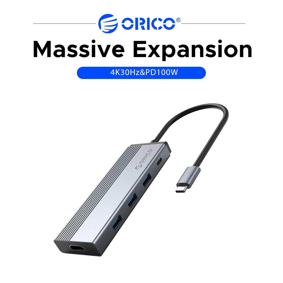 Home Office For Mac - ORICO Hub USB C 5 en