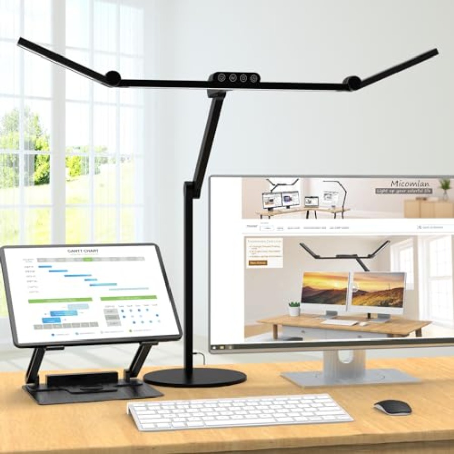 Home Office Desks - Lampe de bureau architecte avec éclairage