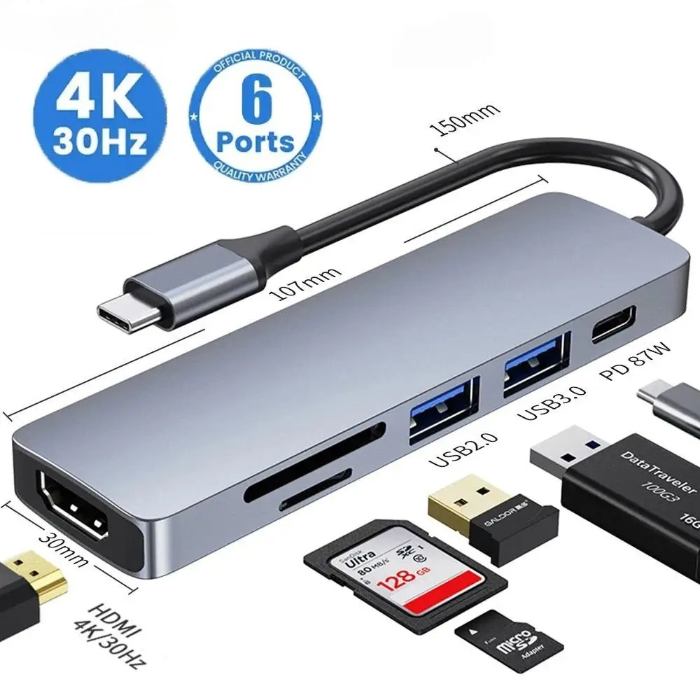 Home Office For Mac - Adaptateur USB C Hub Type C