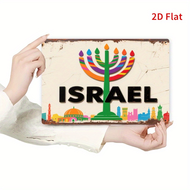 Home Office Decor - CIFBUY Plaque murale vintage en aluminium,