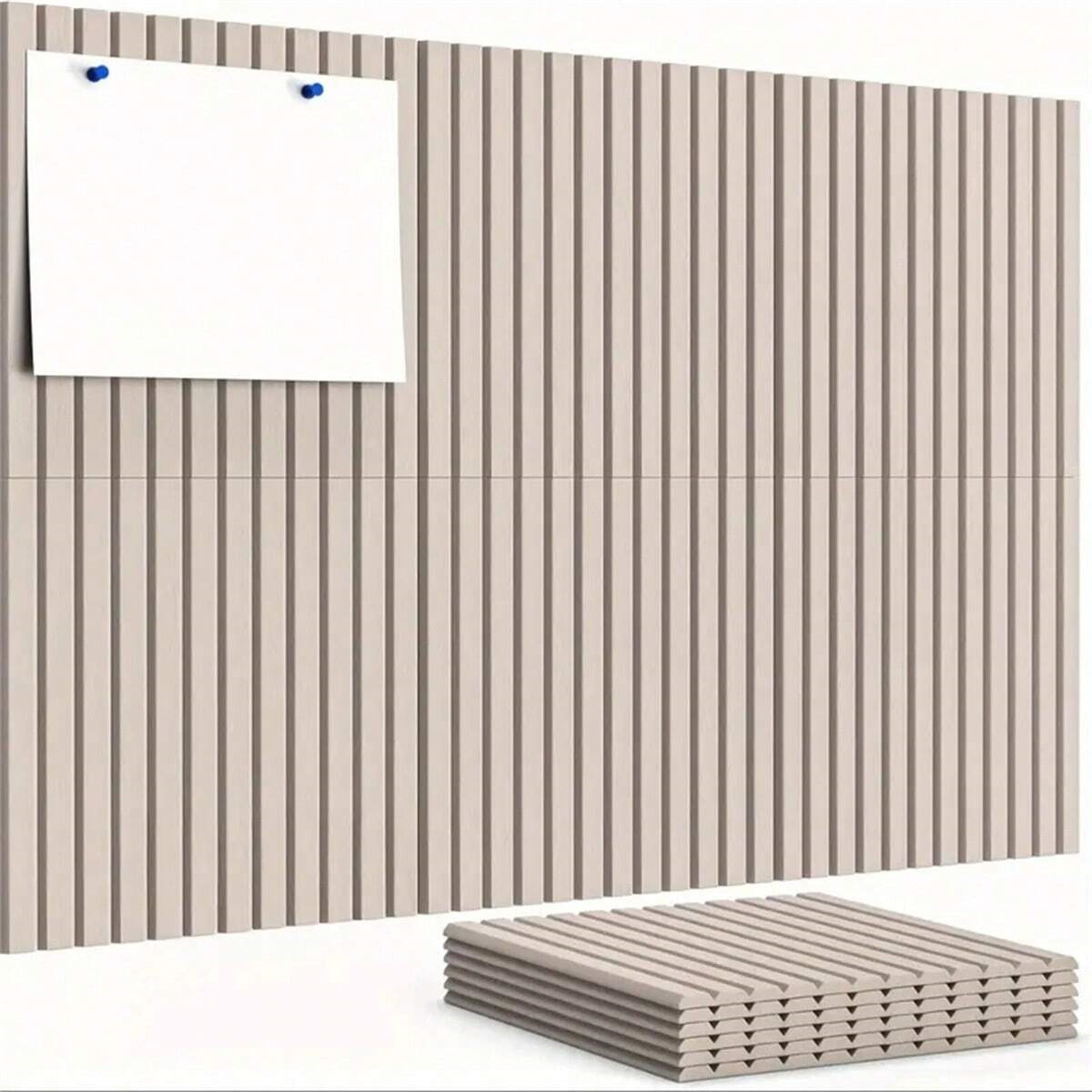 Home Office Alternative - Lot de 6 grandes dalles murales