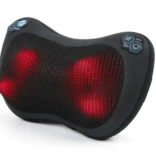 Home Office Alternative - Oreiller de massage rechargeable noir, masseur