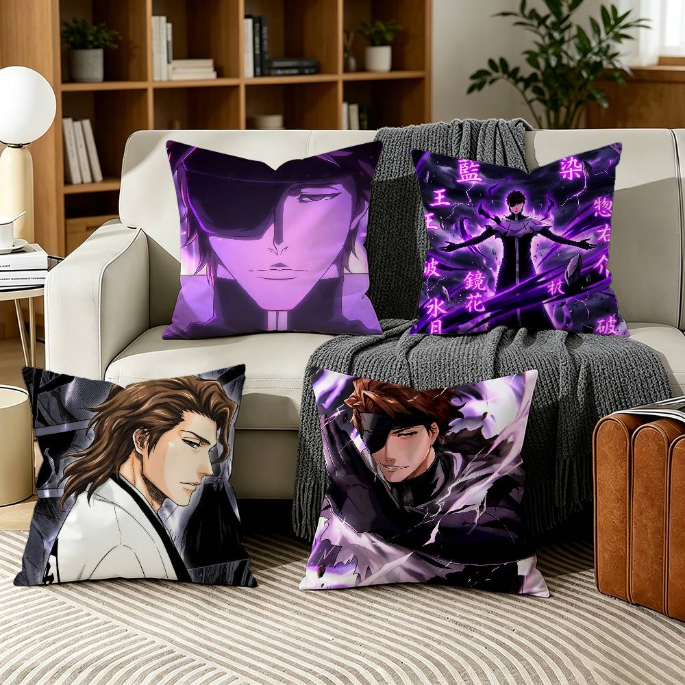 Home Office Bleaching - Taie d'oreiller B-Bleach Anime Aizen pour