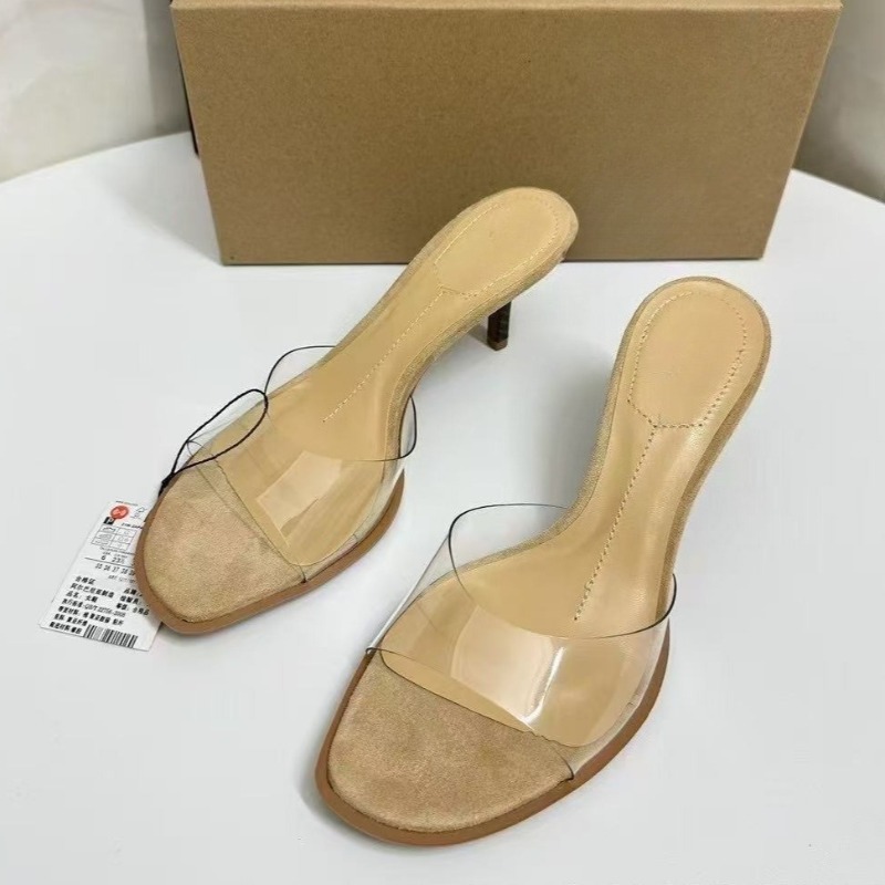 Home Office Inspiration - Nouvelles mules transparentes nude pour femme