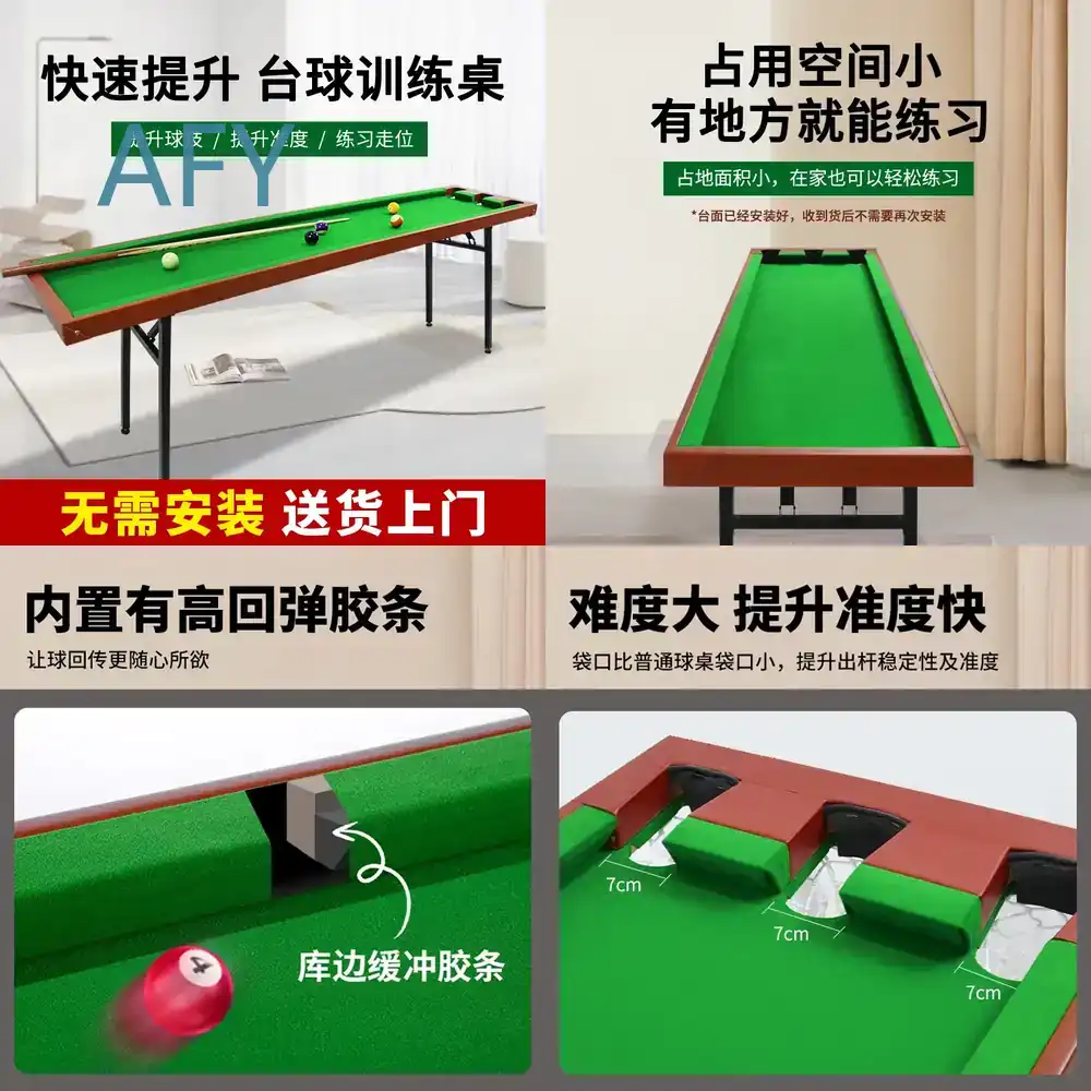 Home Office And Library - Table de billard d'entraînement haut de