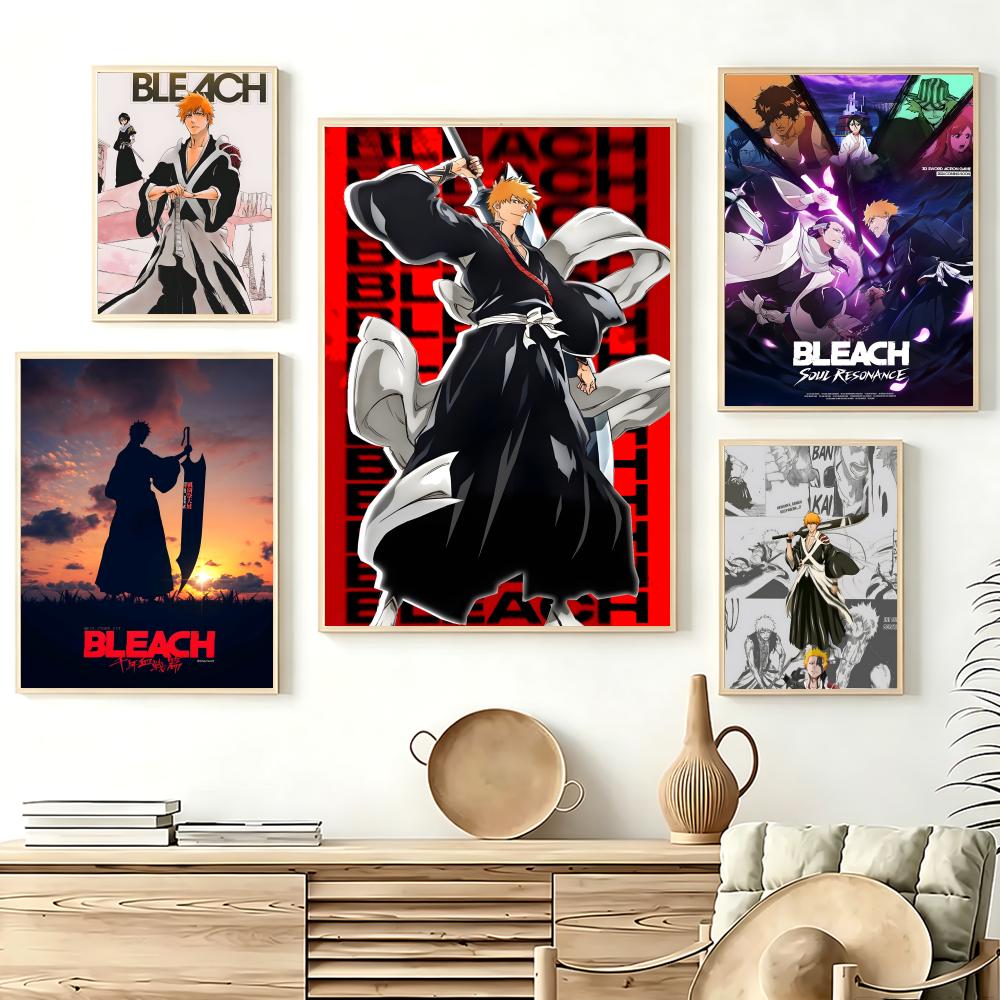 Home Office Bleaching - Affiche artistique élégante Shonen B-BleachS, décoration