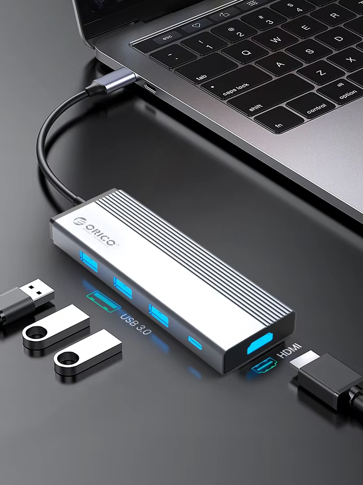 ORICO Hub USB C 5 en 1, adapta - Home Office For Mac avis et prix