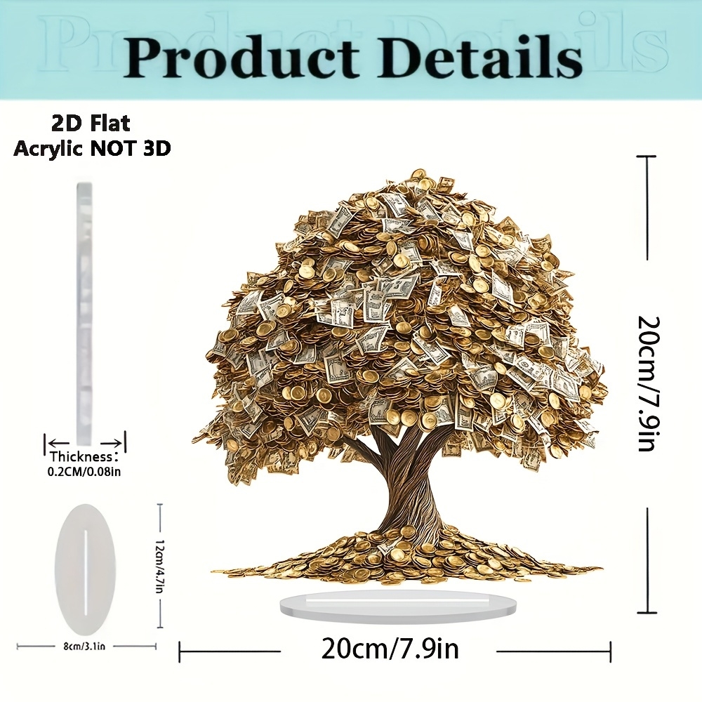 Ornement d'arbre de Fortune en - Home Office Word avis et prix
