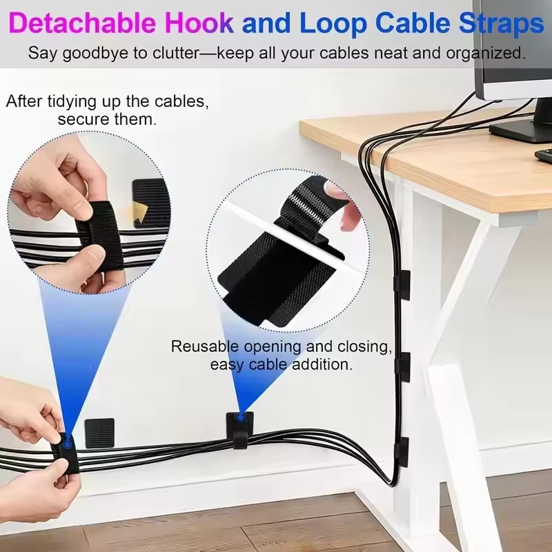 Attaches-câbles auto-adhésifs  - Home Office Desks avis et prix
