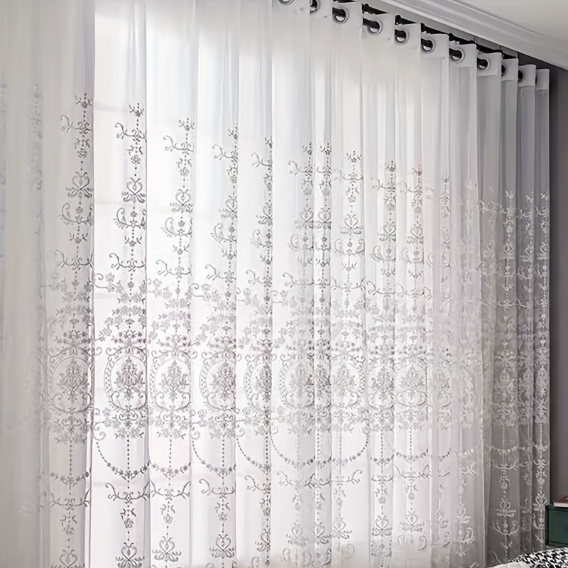 1 rideau transparent blanc bro - Home Office Inspiration avis et prix