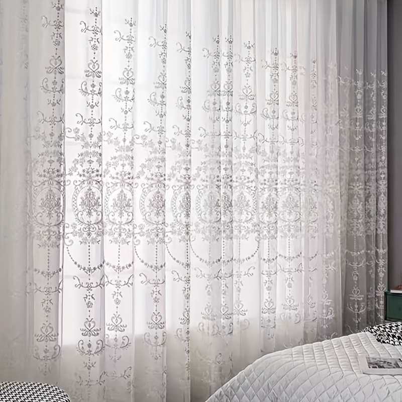 1 rideau transparent blanc bro - Home Office Inspiration avis et prix