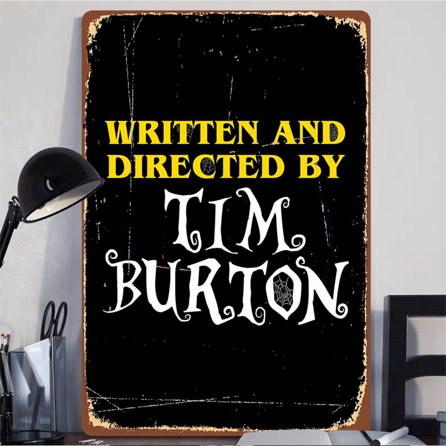 Tim Burton – panneau métalliqu - Home Office Tim avis et prix