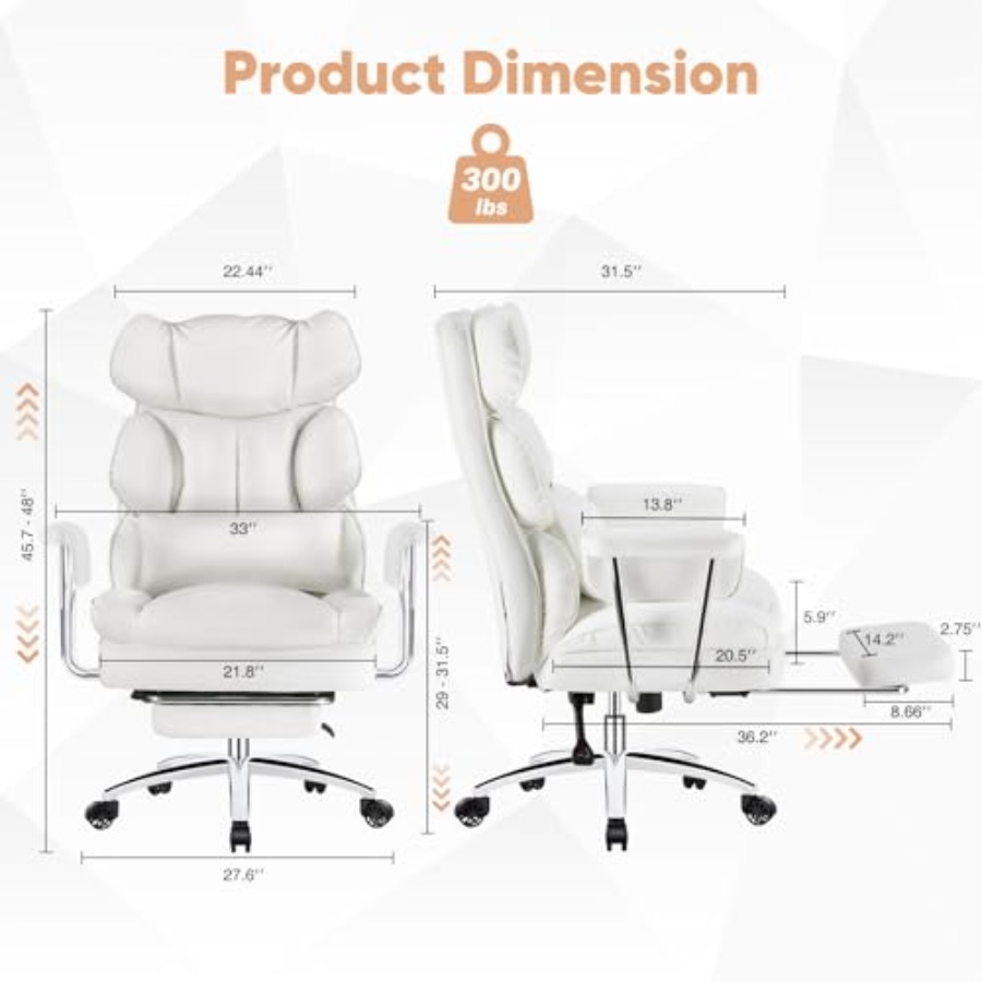 Chaise de bureau exécutive pou - Home Office Desks avis et prix