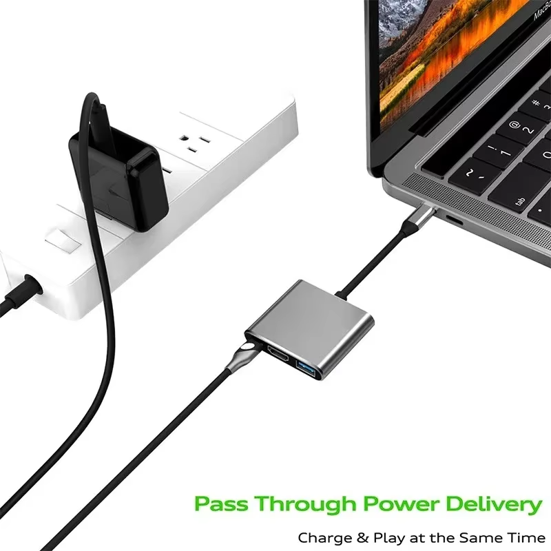 KEBIDUMEI Hub USB C 3 en 1, US - Home Office For Mac avis et prix