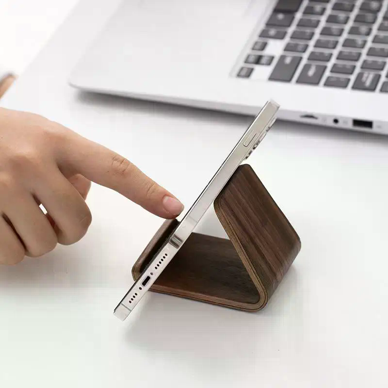 Support de téléphone en bois d - Home Office Desks avis et prix