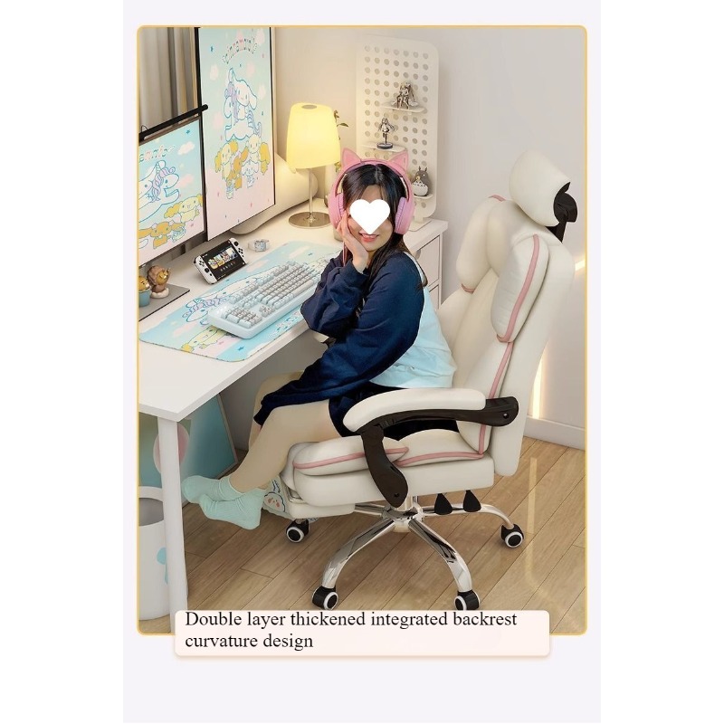 Chaise d'ordinateur maison e-s - Home Office Cozy avis et prix