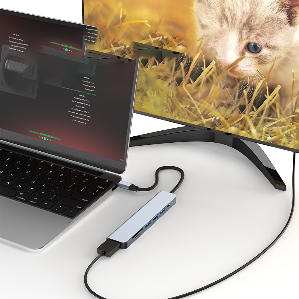 Hub USB C 7 en 1 vers HDMI 4K  - Home Office For Mac avis et prix