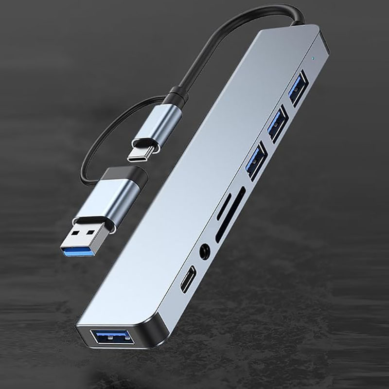 Hub USB C, adaptateur USB 8 en - Home Office For Mac avis et prix