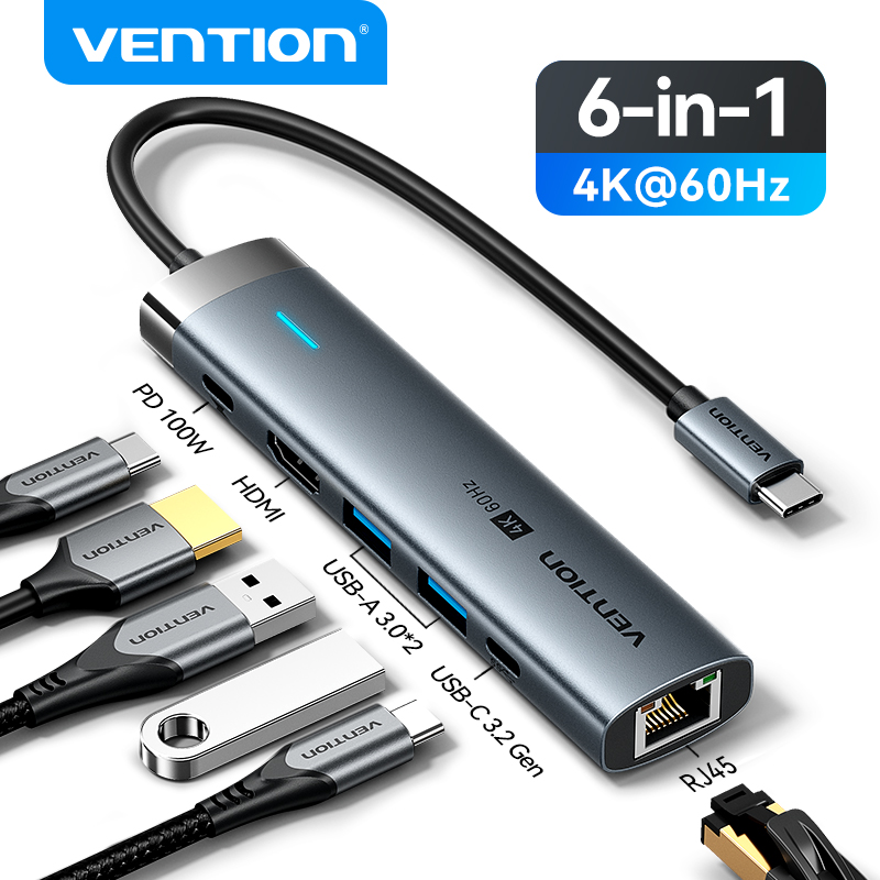 Vention-Adaptateur USB Type-C  - Home Office For Mac avis et prix